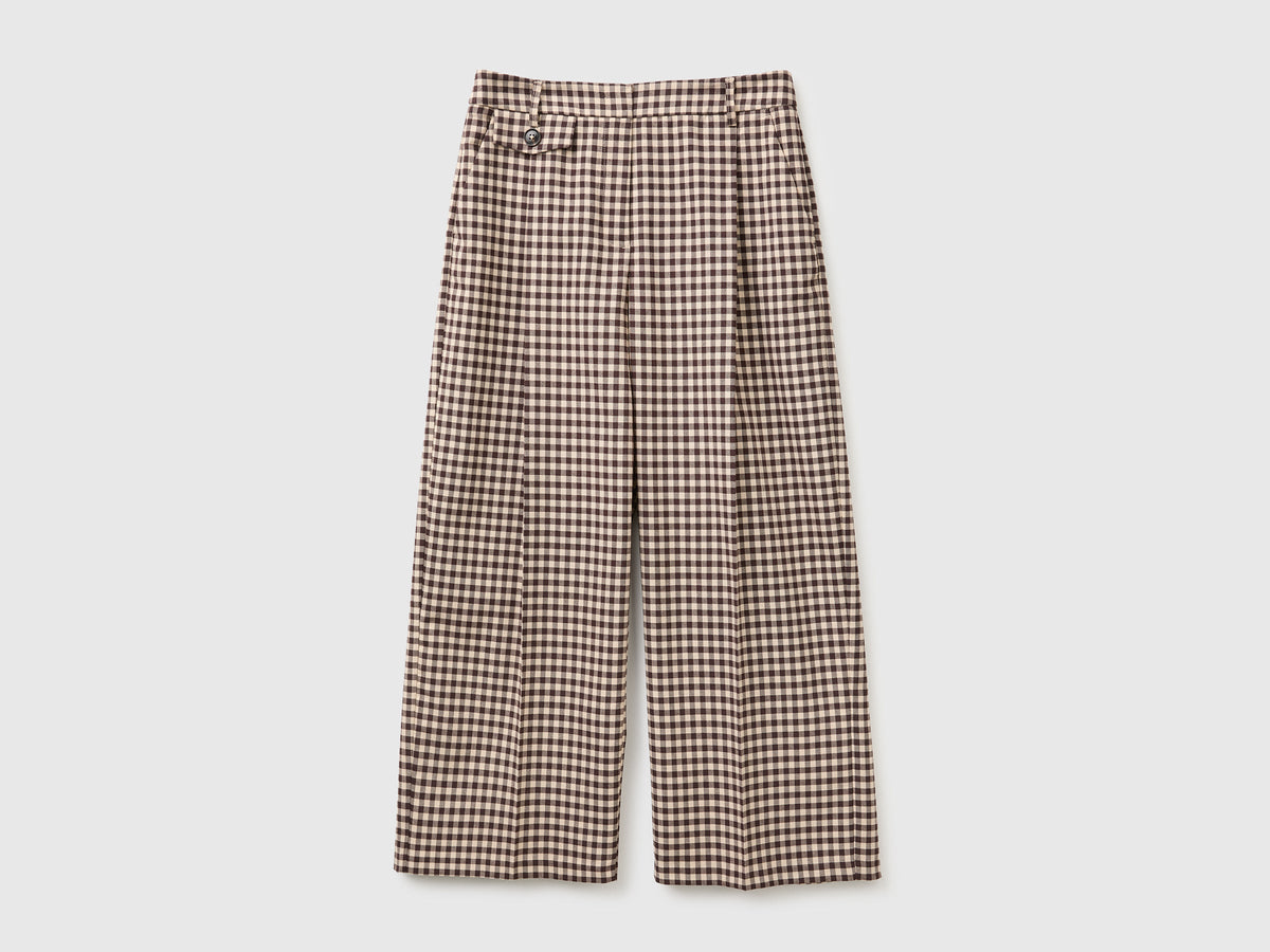 Pantaloni a quadretti vichy