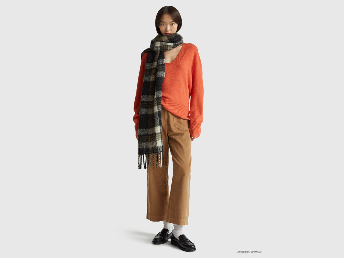 Caldo maglione over fit