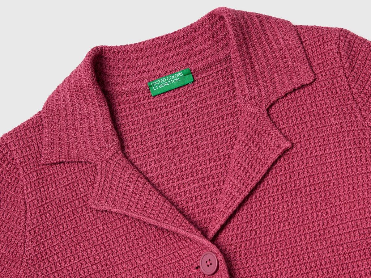 Blazer in maglia 100% cotone