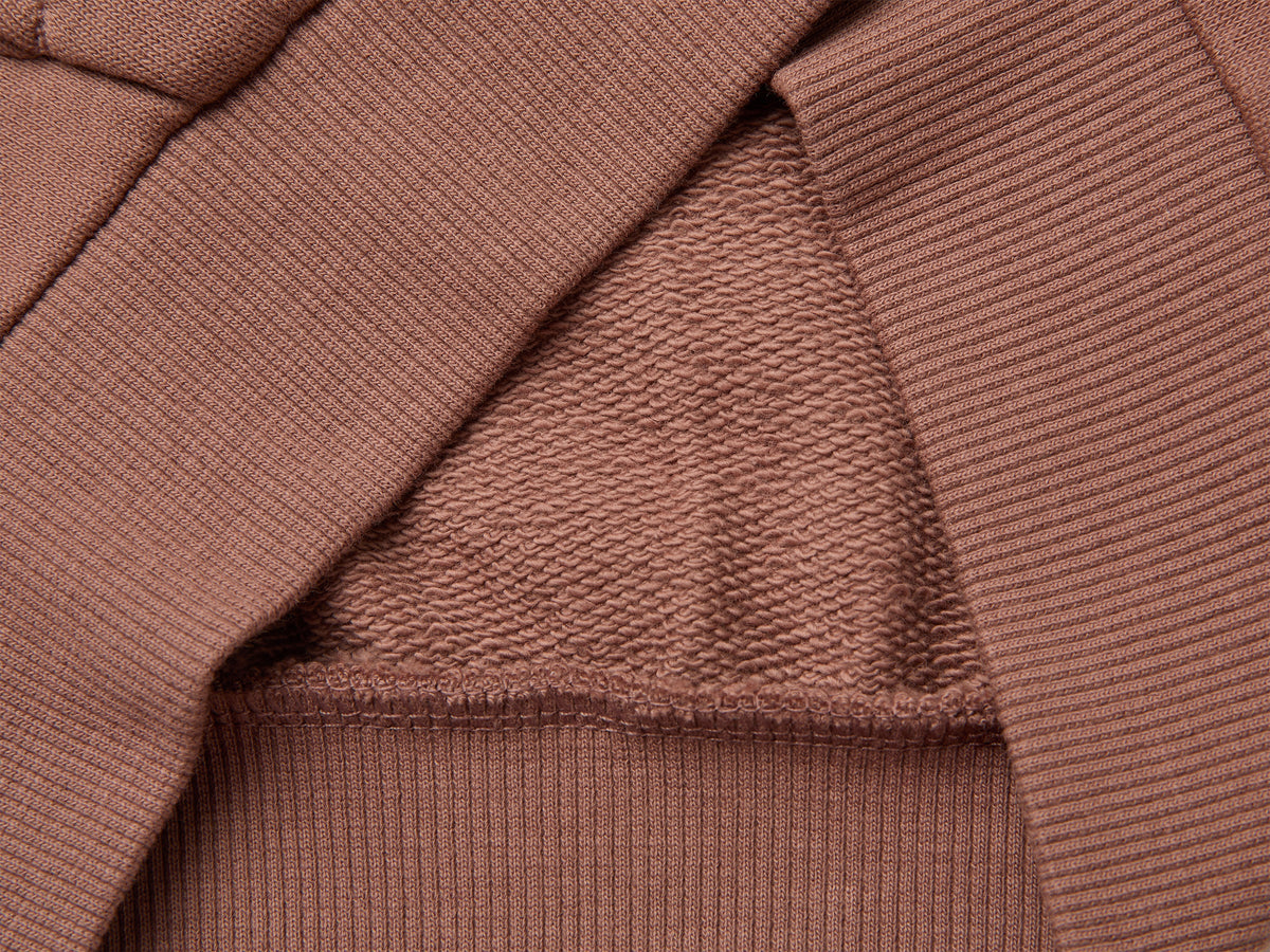 Felpa in cotone bio con cappuccio e stampe