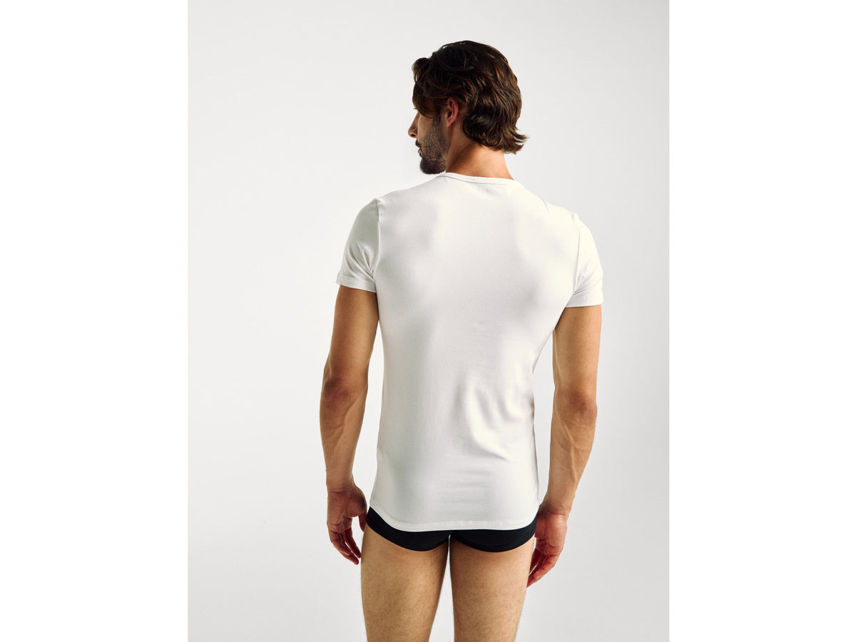 T-shirt in cotone stretch