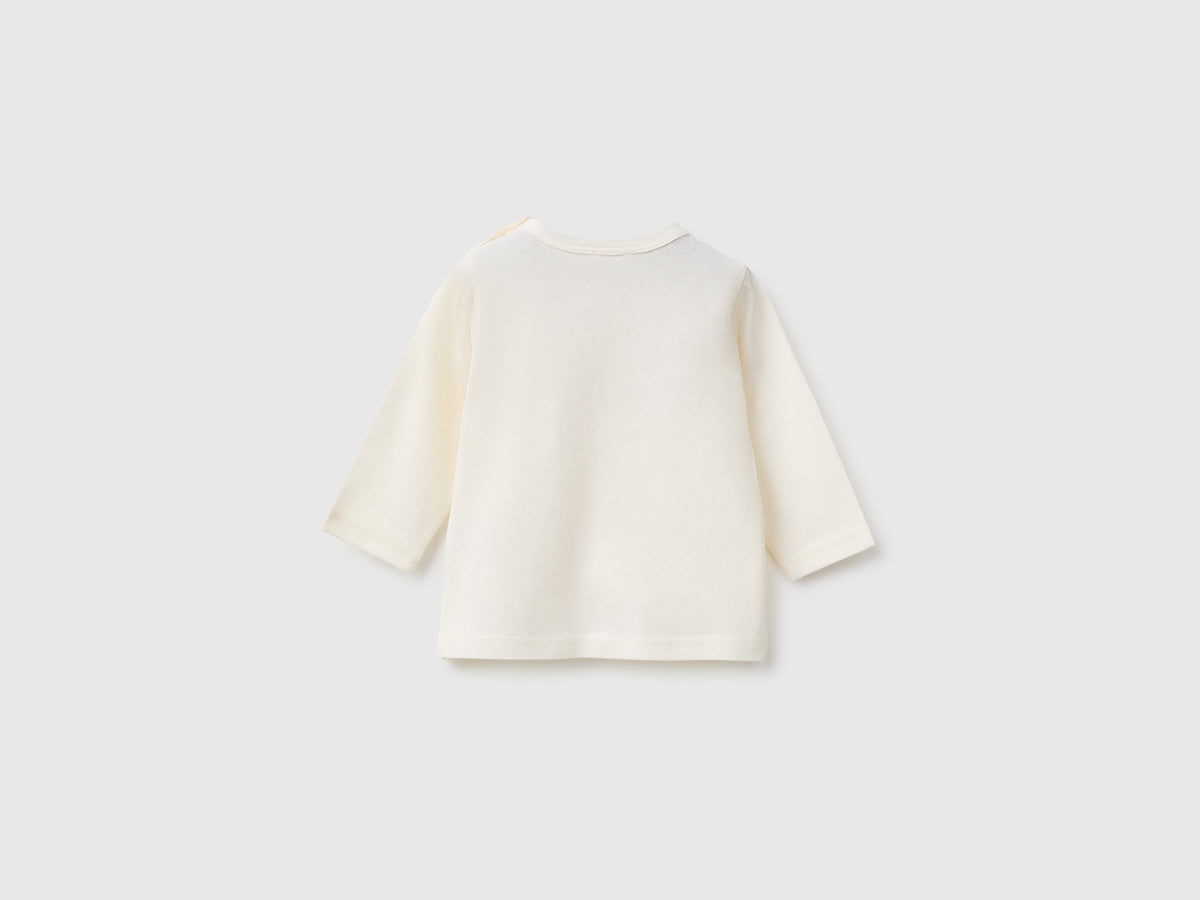 T-shirt con stampa in cotone bio