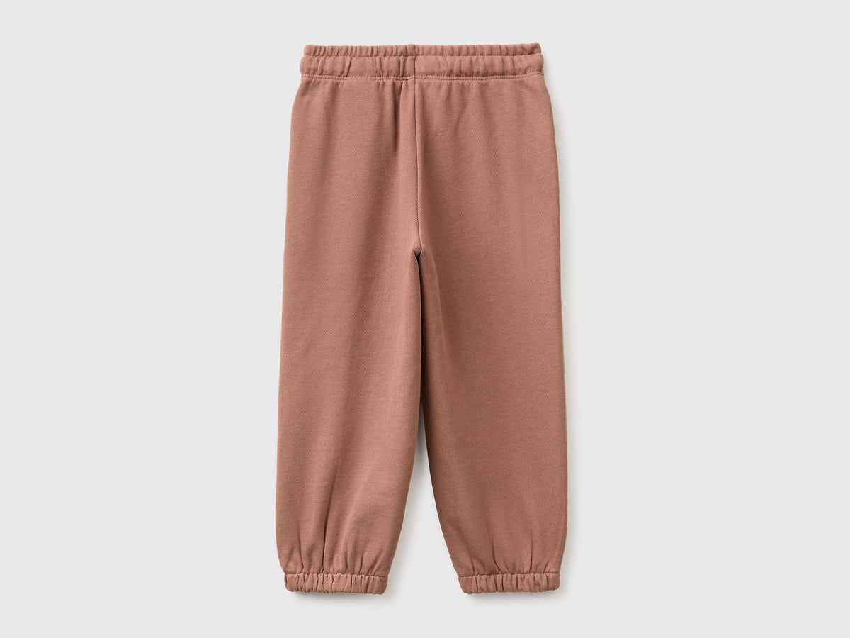 Pantaloni in felpa di cotone bio