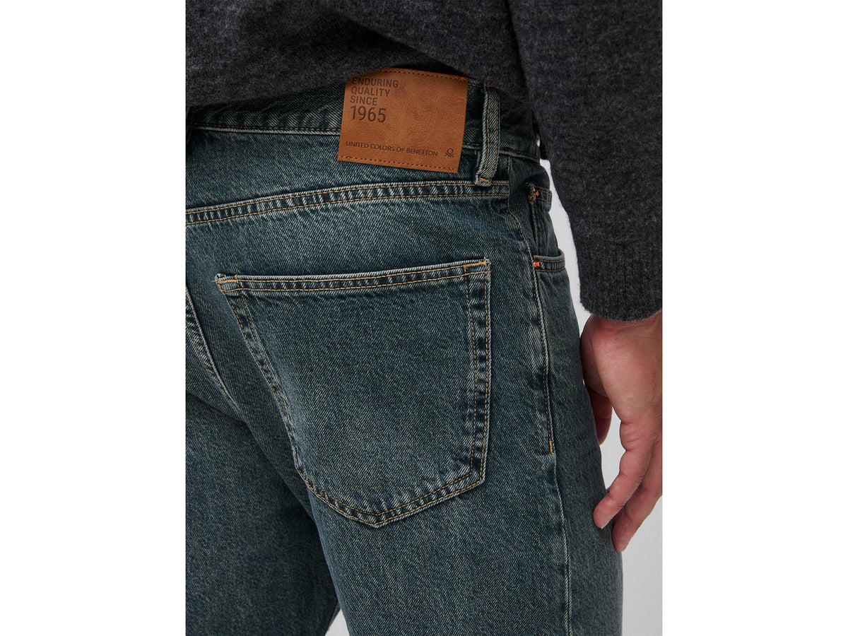 Jeans regular fit 100% cotone