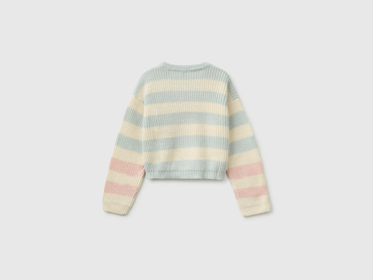 Maglia a righe bicolor