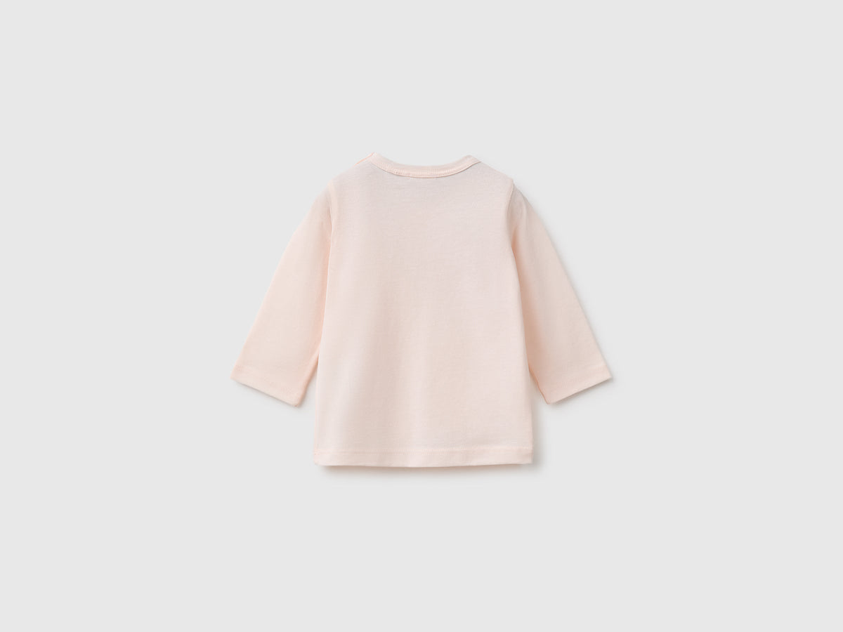 T-shirt con stampa in cotone bio