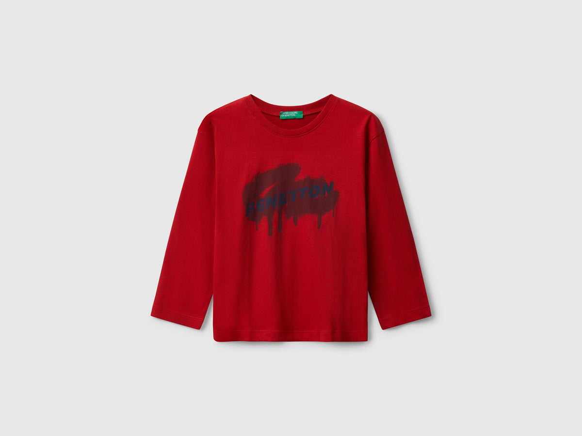 T-shirt con stampa logo