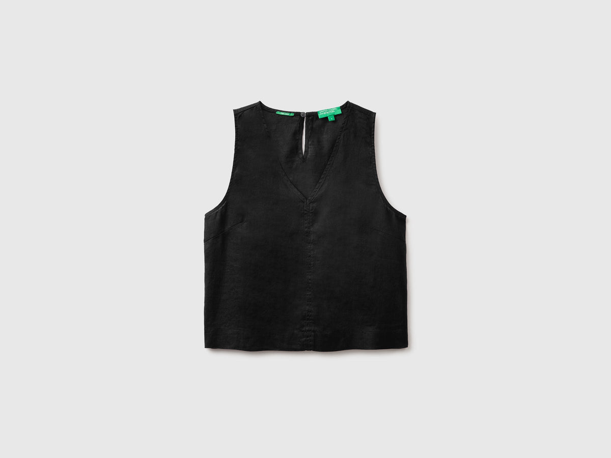 Top in puro lino