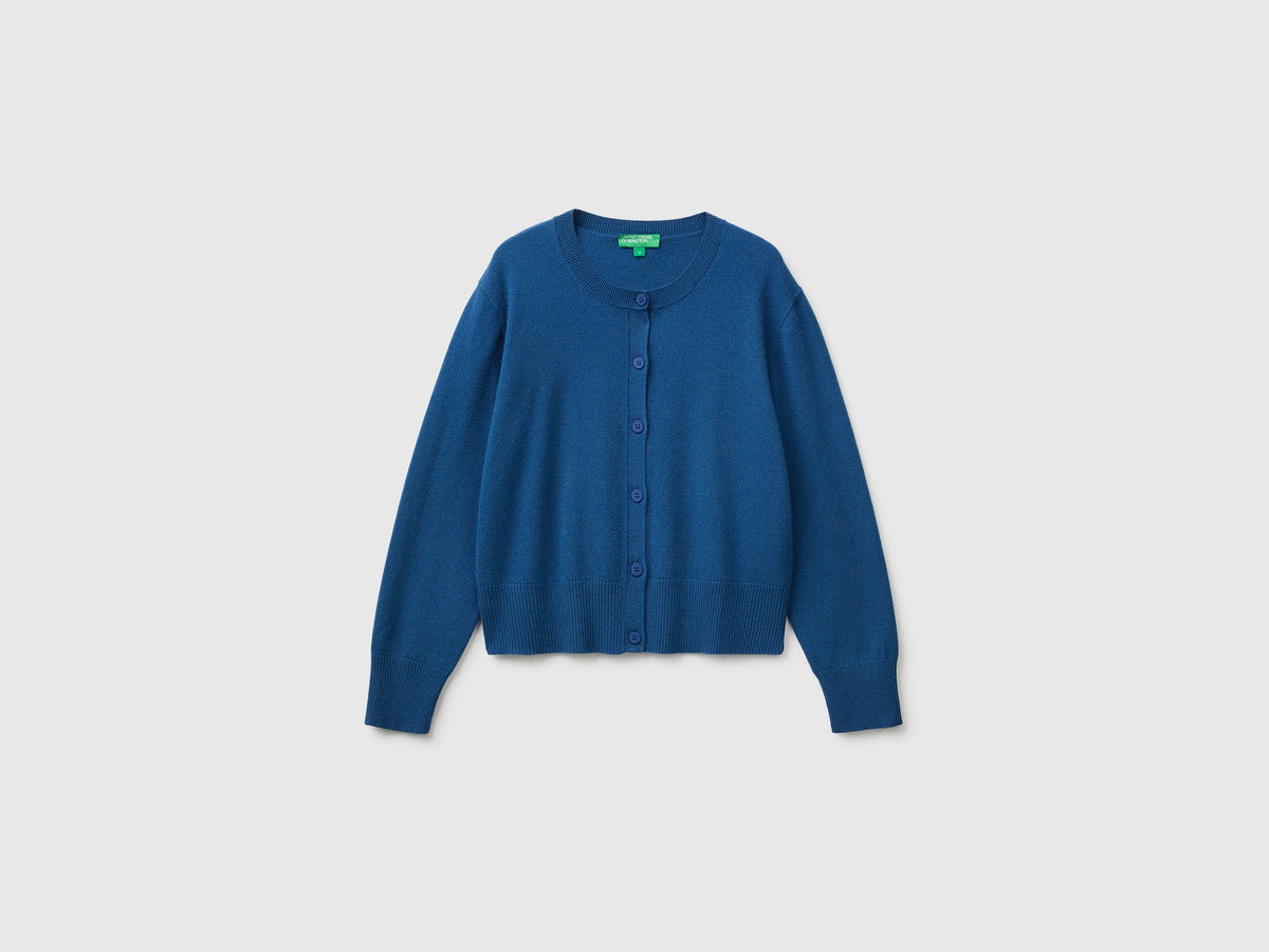 Cardigan in misto cashmere