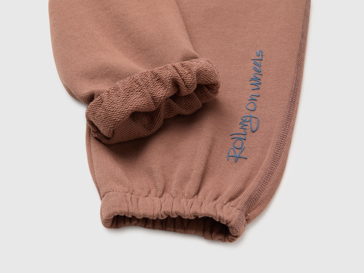 Pantaloni in felpa di cotone bio