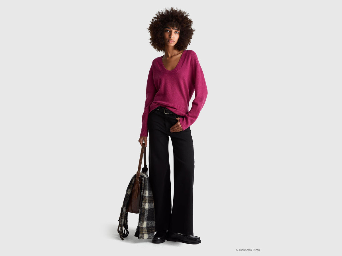 Caldo maglione over fit