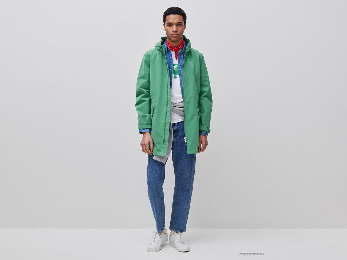 Parka leggero in nylon