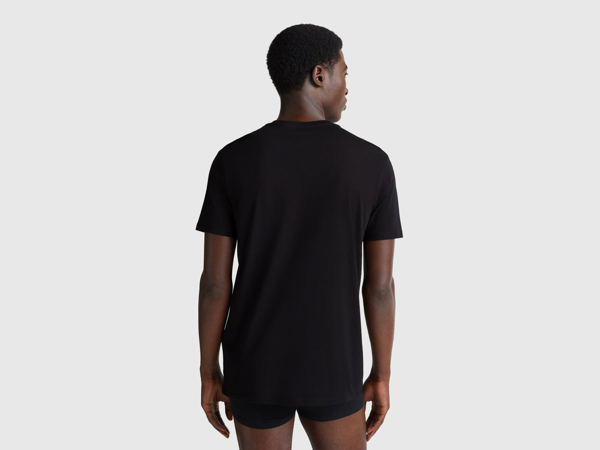 T-shirt in cotone a fibra lunga