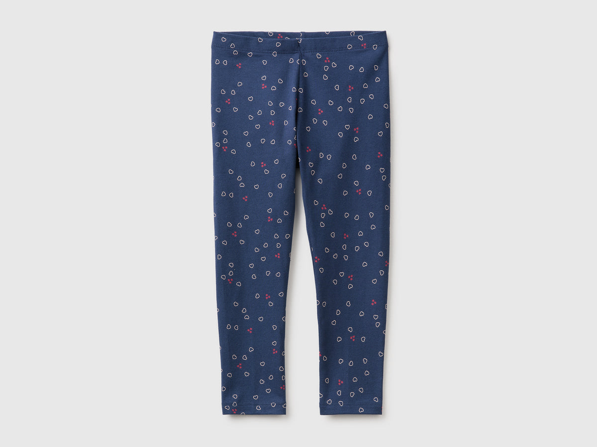 Leggings fantasia in cotone stretch