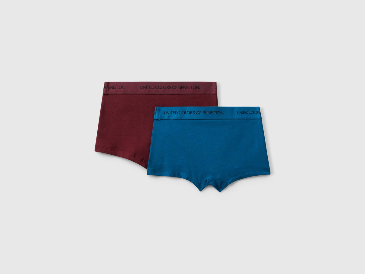 Due boxer con elastico logato