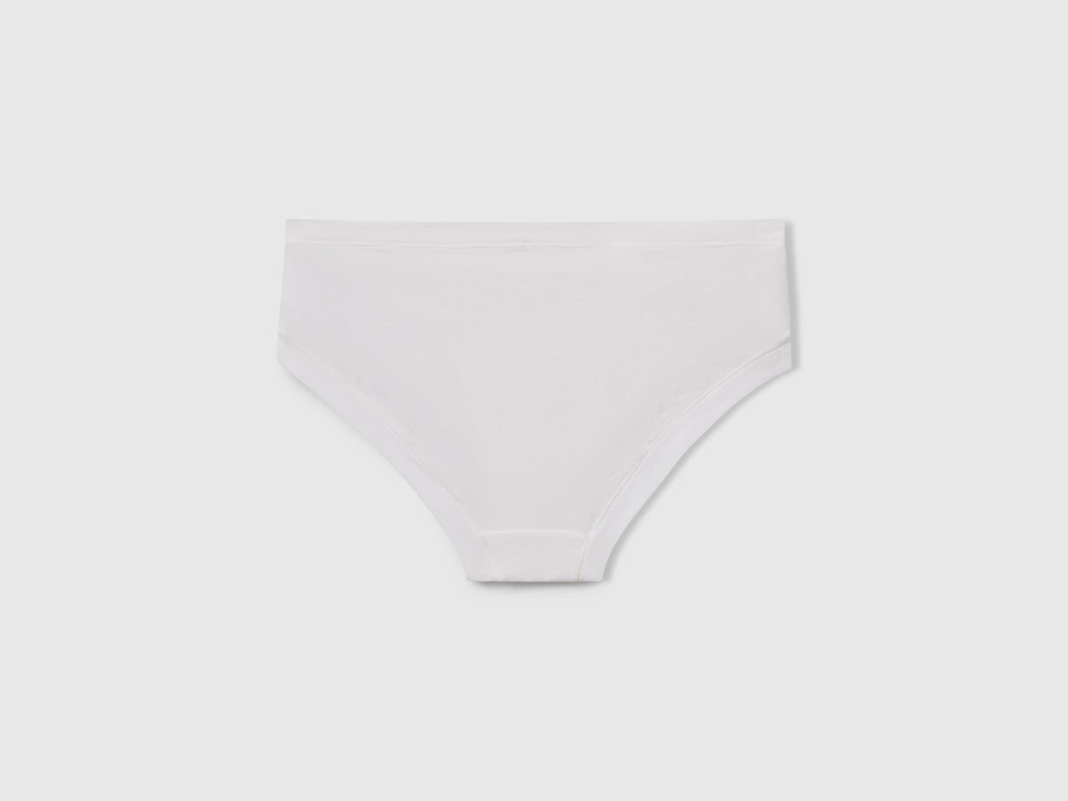 Slip fianco alto in cotone super stretch