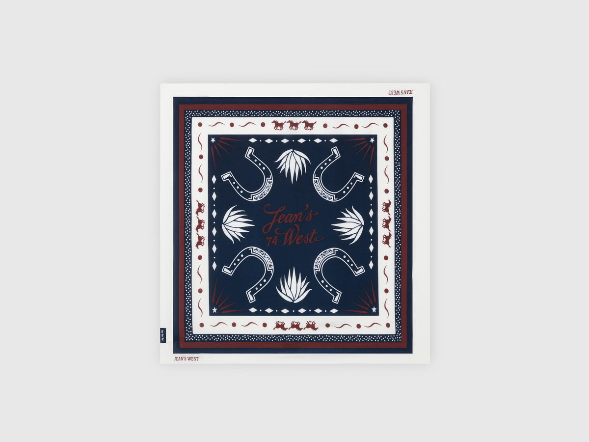 Bandana stampa western 100% viscosa