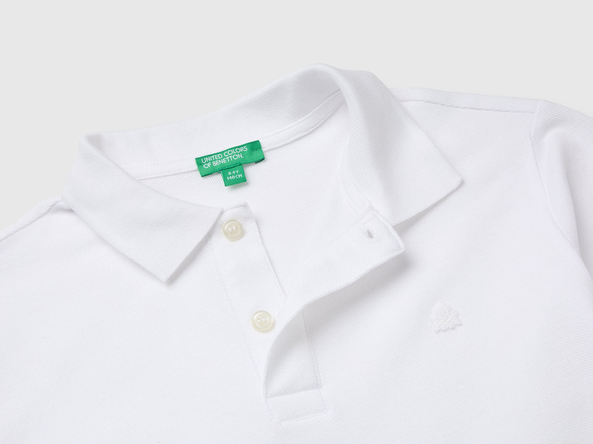 Polo manica lunga in cotone bio