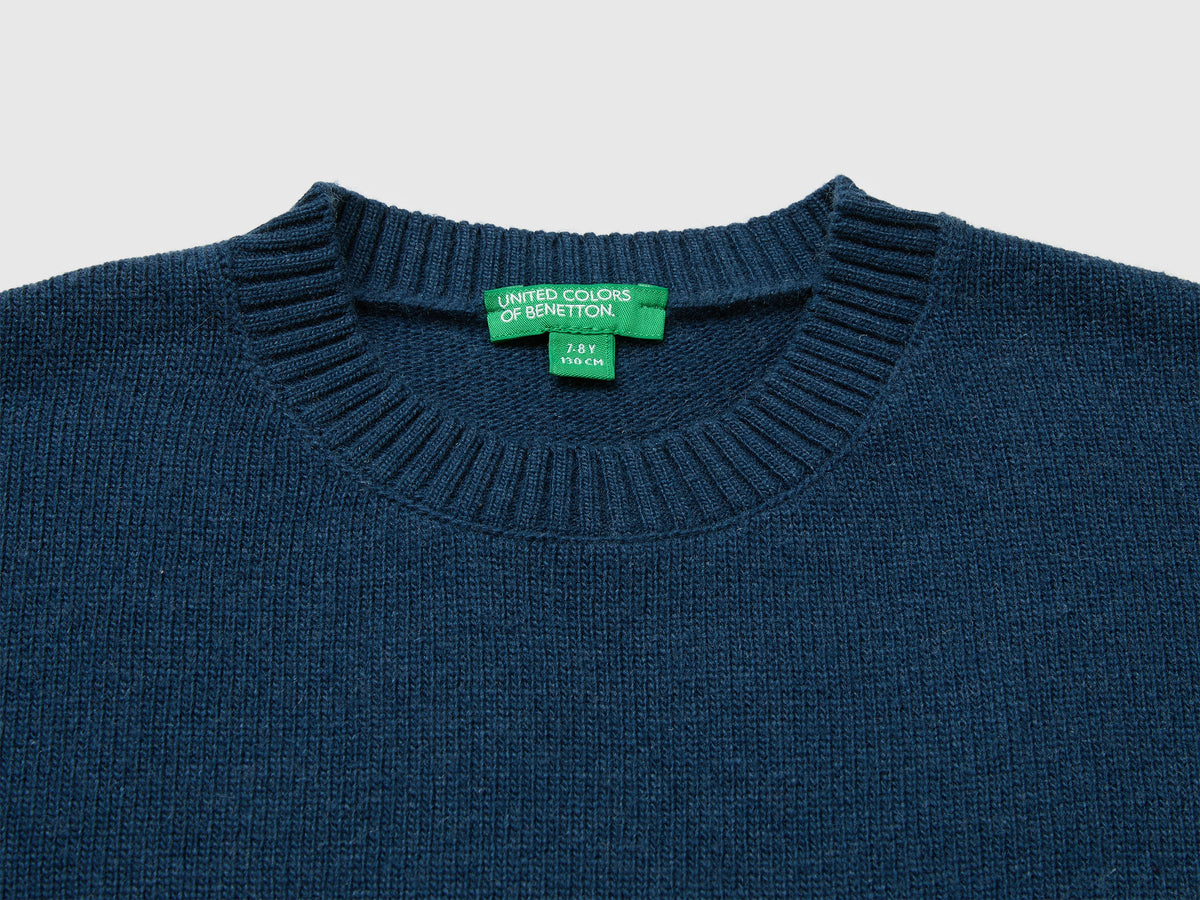 Maglia in misto lana e viscosa