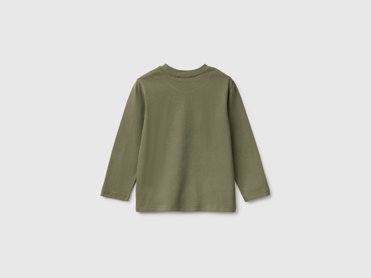 T-shirt manica lunga con stampa
