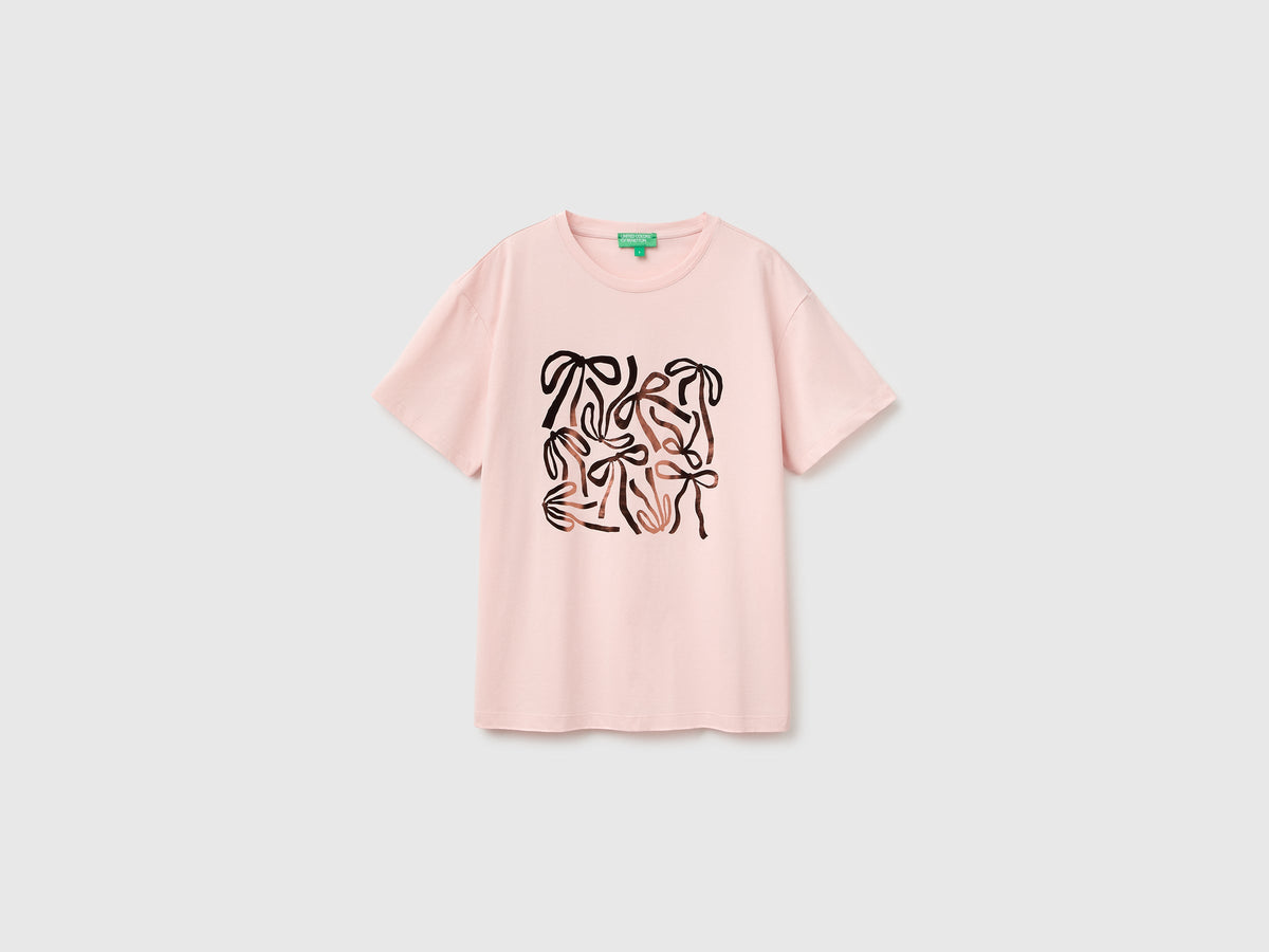 T-shirt over fit con stampa