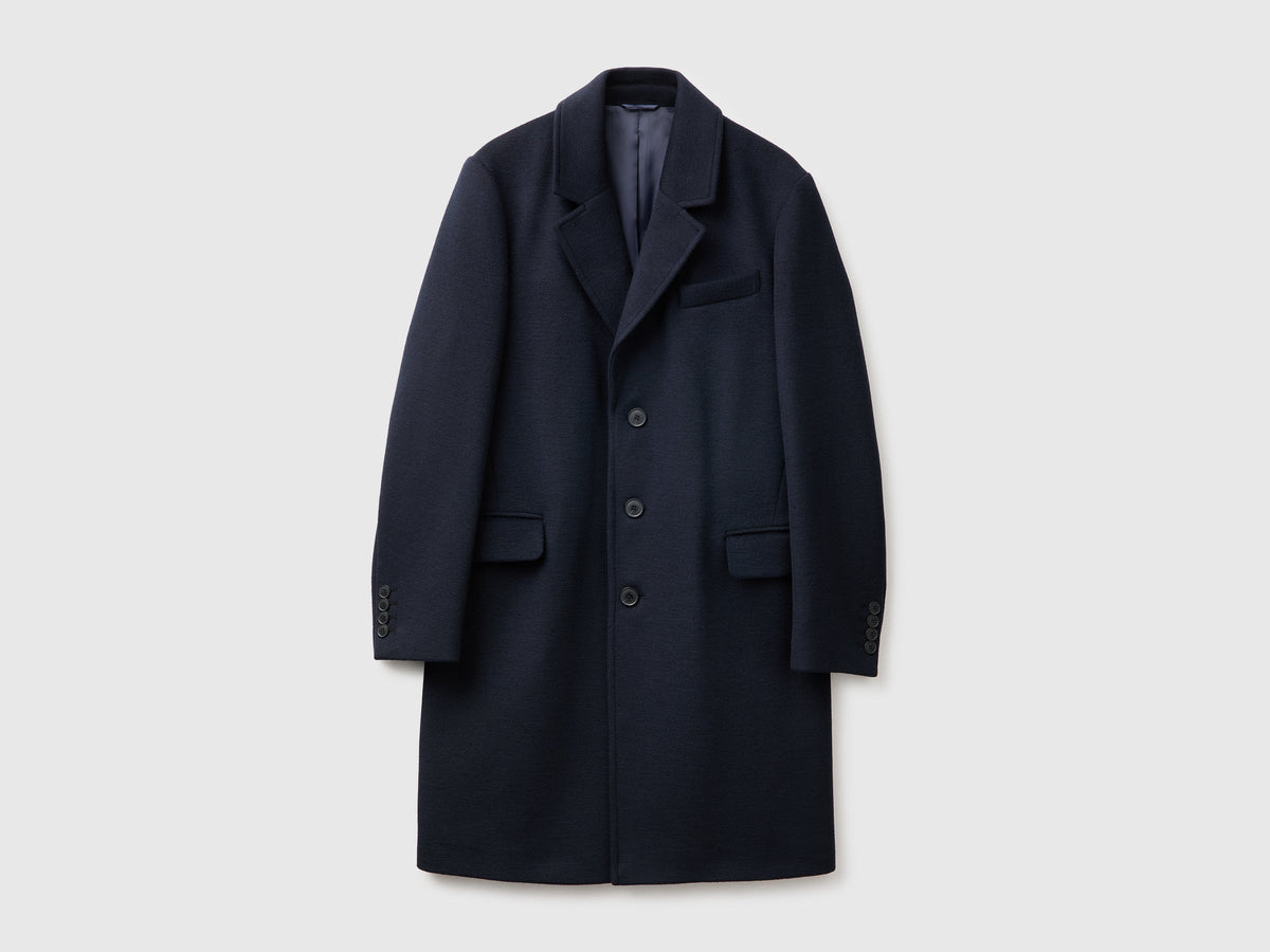 Cappotto lungo monopetto