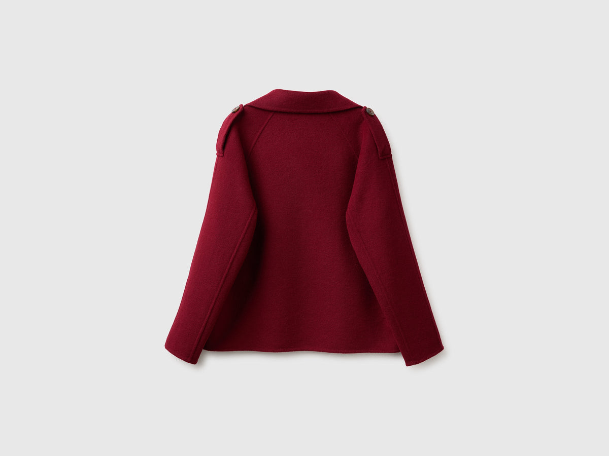 Cappotto corto doppiopetto