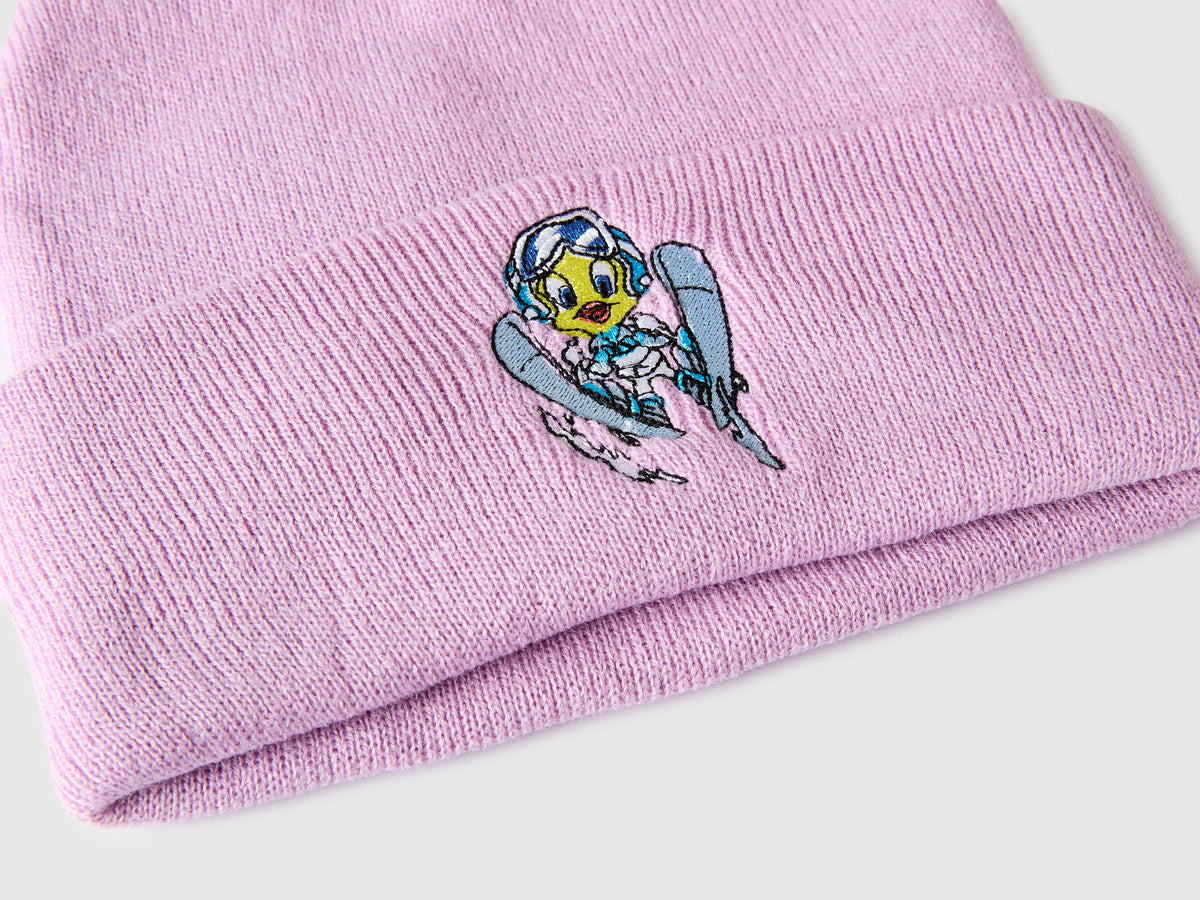 Berretto lilla Looney Tunes x Olympic Collection