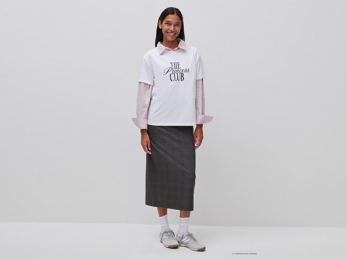 T-shirt over fit con stampa