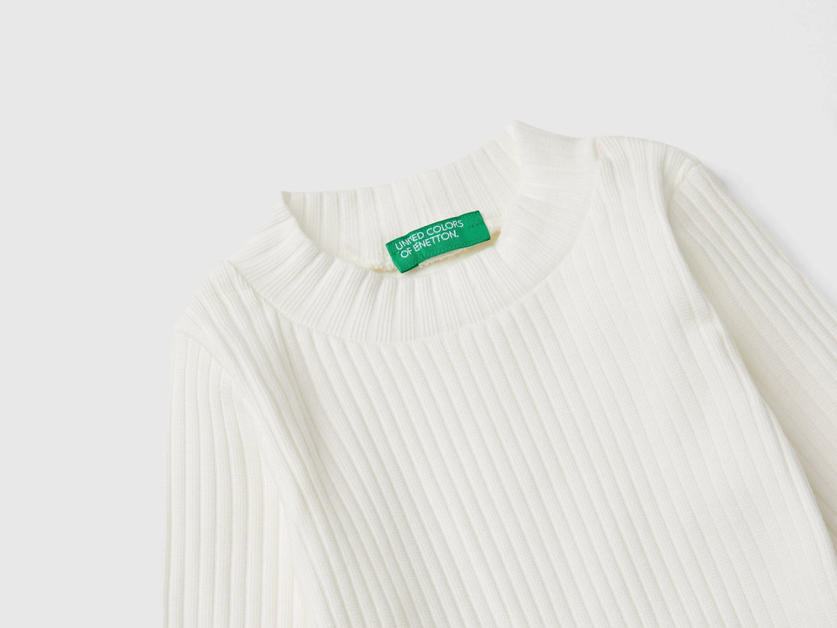 Maglietta slim fit in cotone stretch