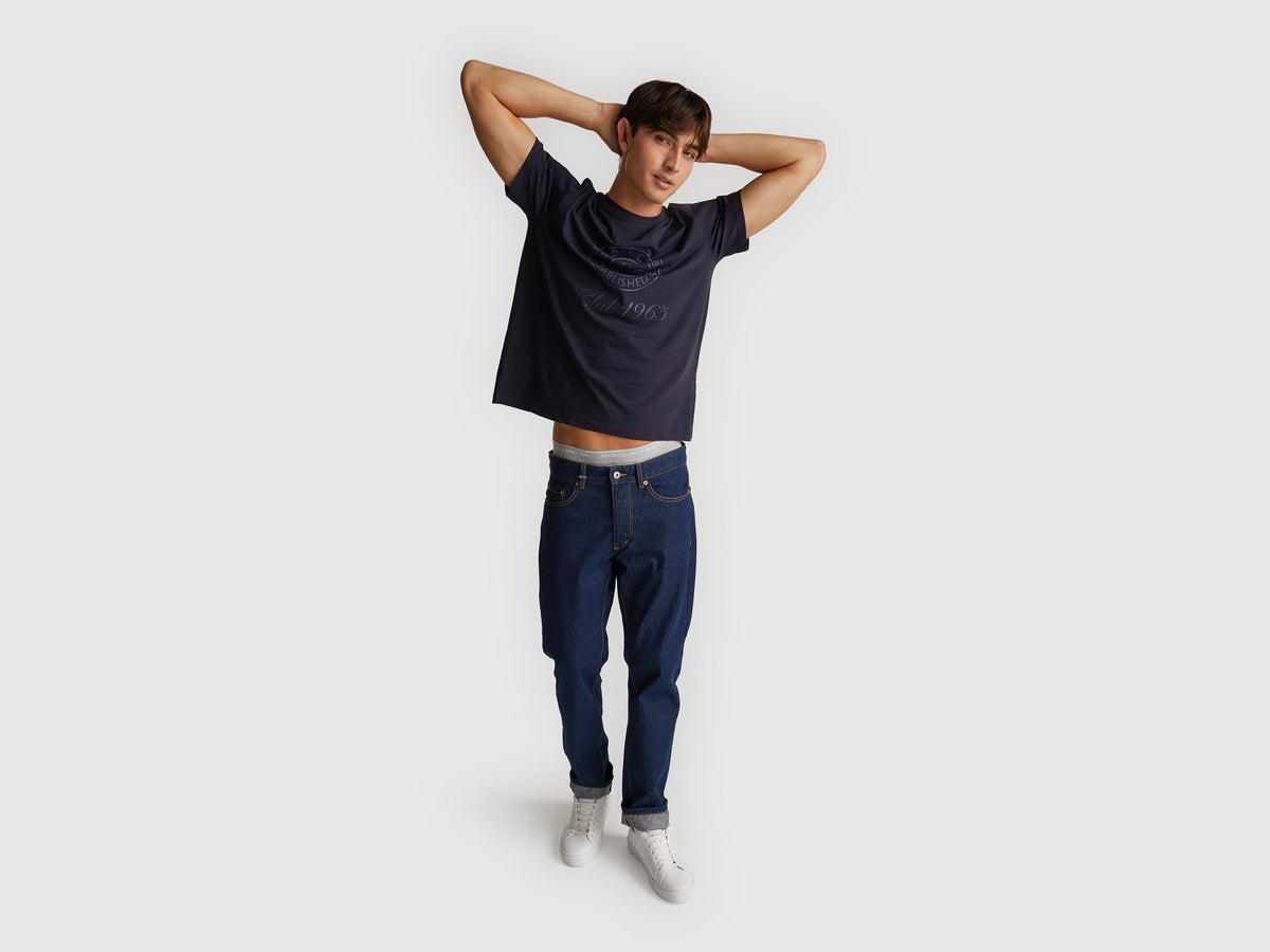T-shirt in cotone con logo