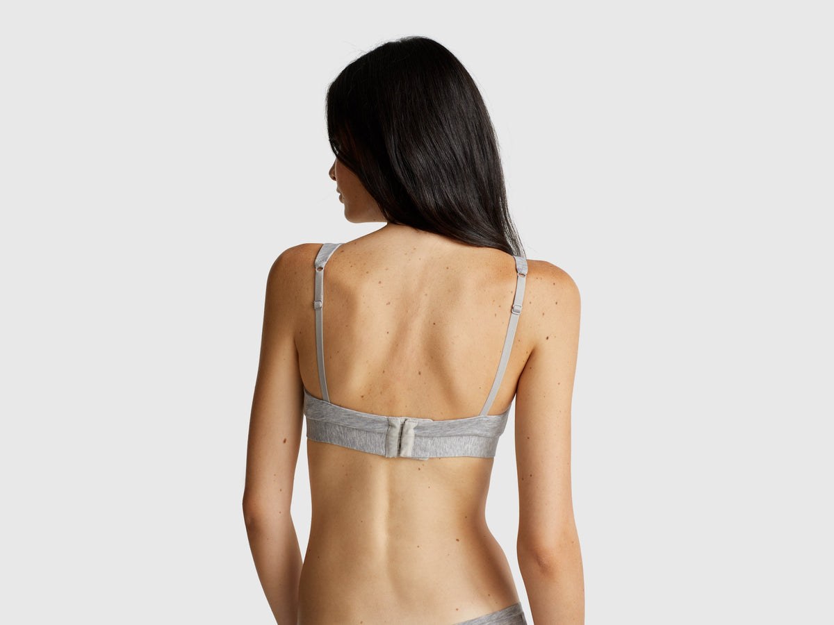 Reggiseno a triangolo in cotone stretch