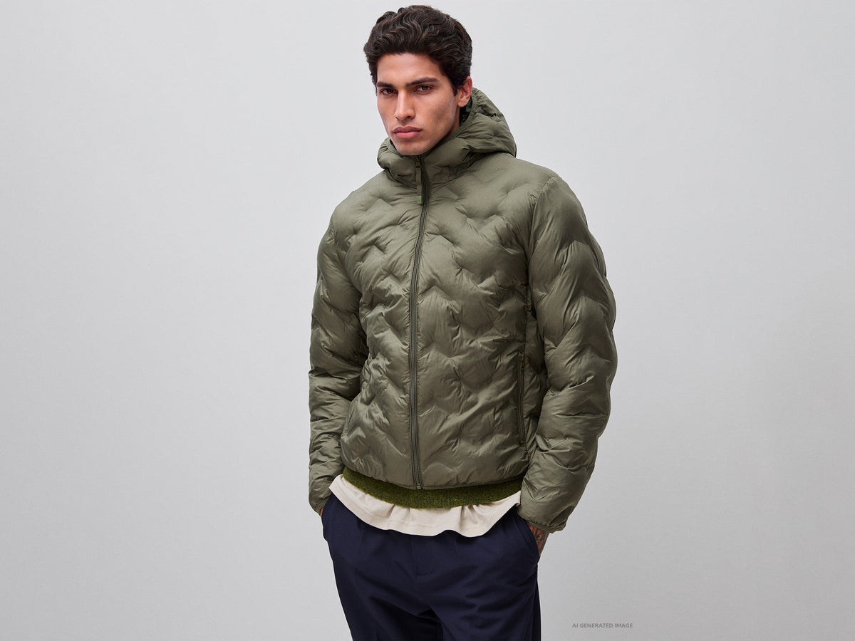 Piumino regular fit imbottito