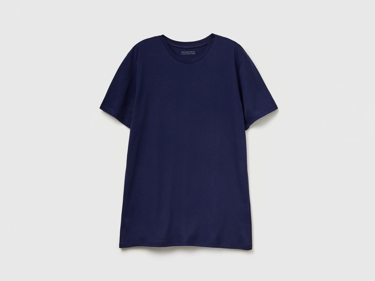 T-shirt in cotone a fibra lunga