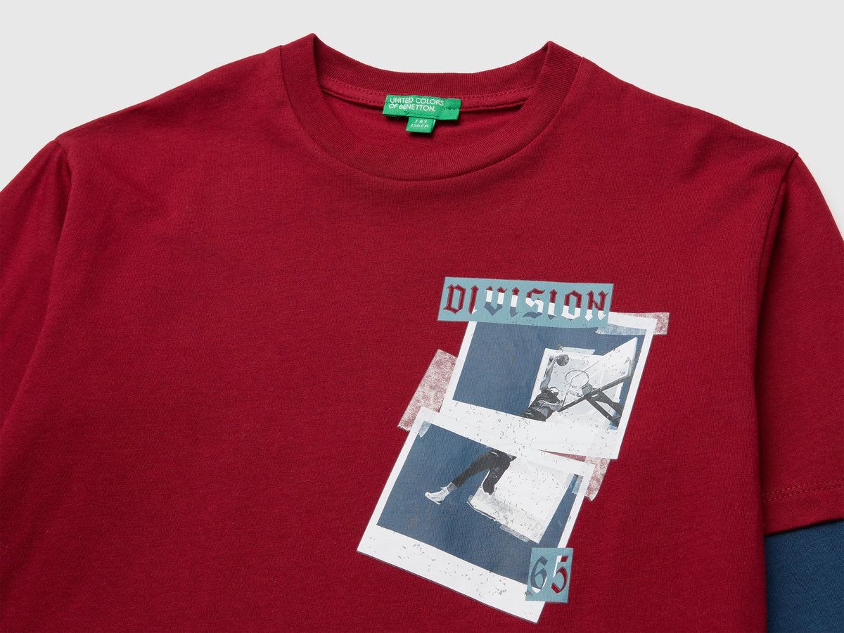 T-shirt over fit in cotone bio
