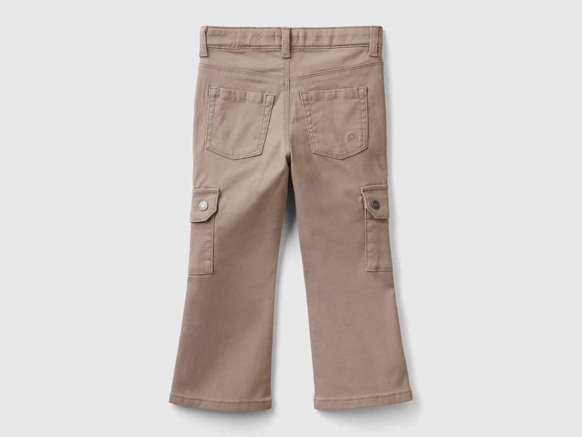 Pantaloni cargo stretch