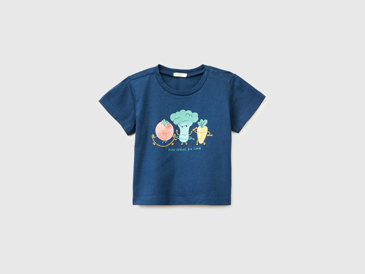T-shirt in cotone bio con stampa
