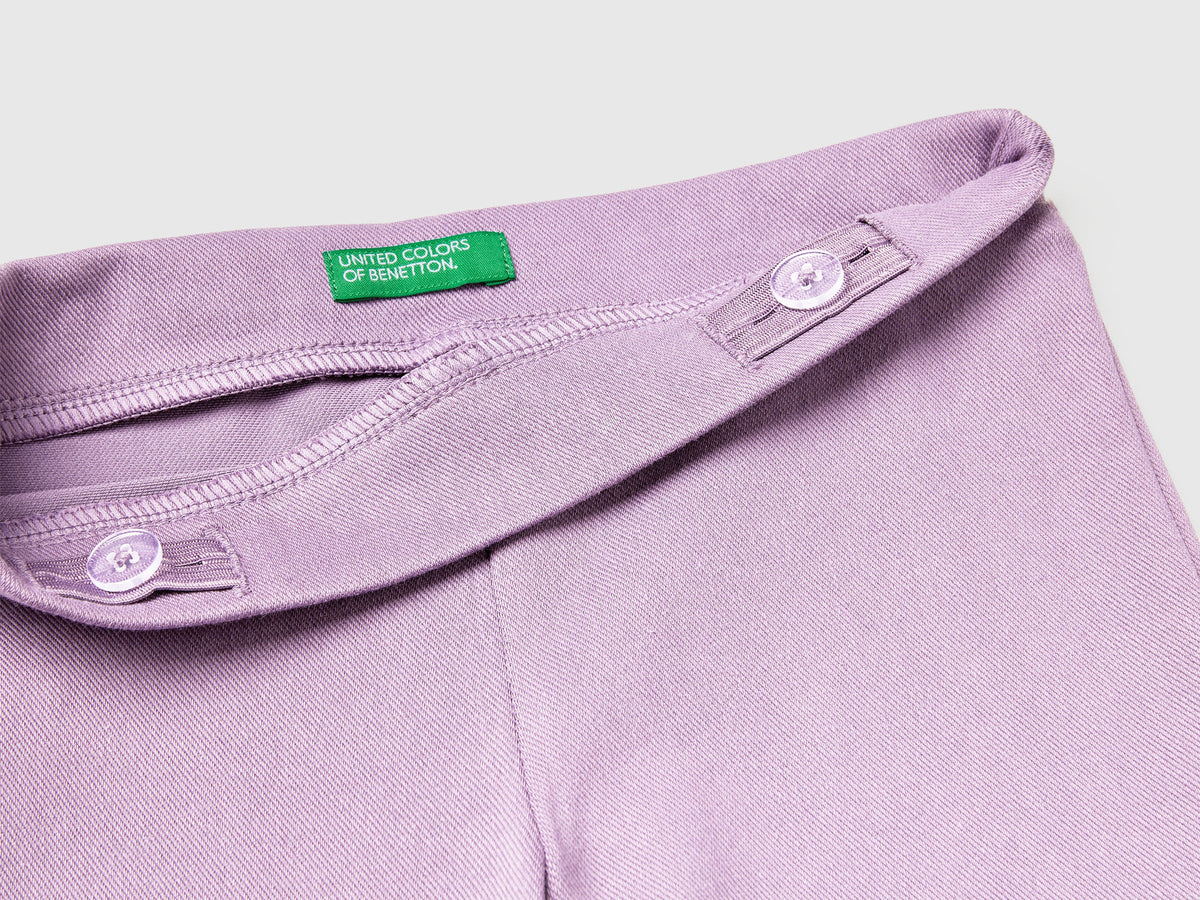 Pantaloni in cotone stretch