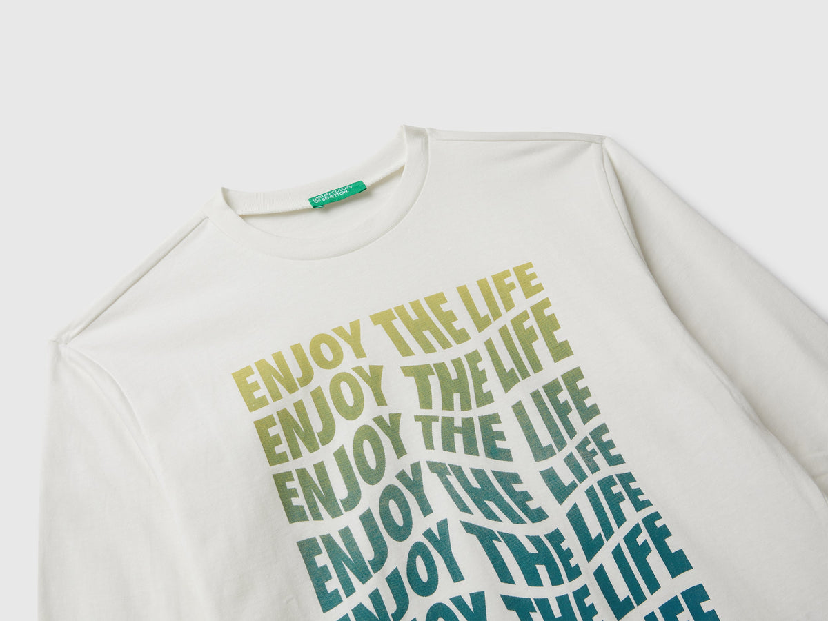 T-shirt in cotone con stampa
