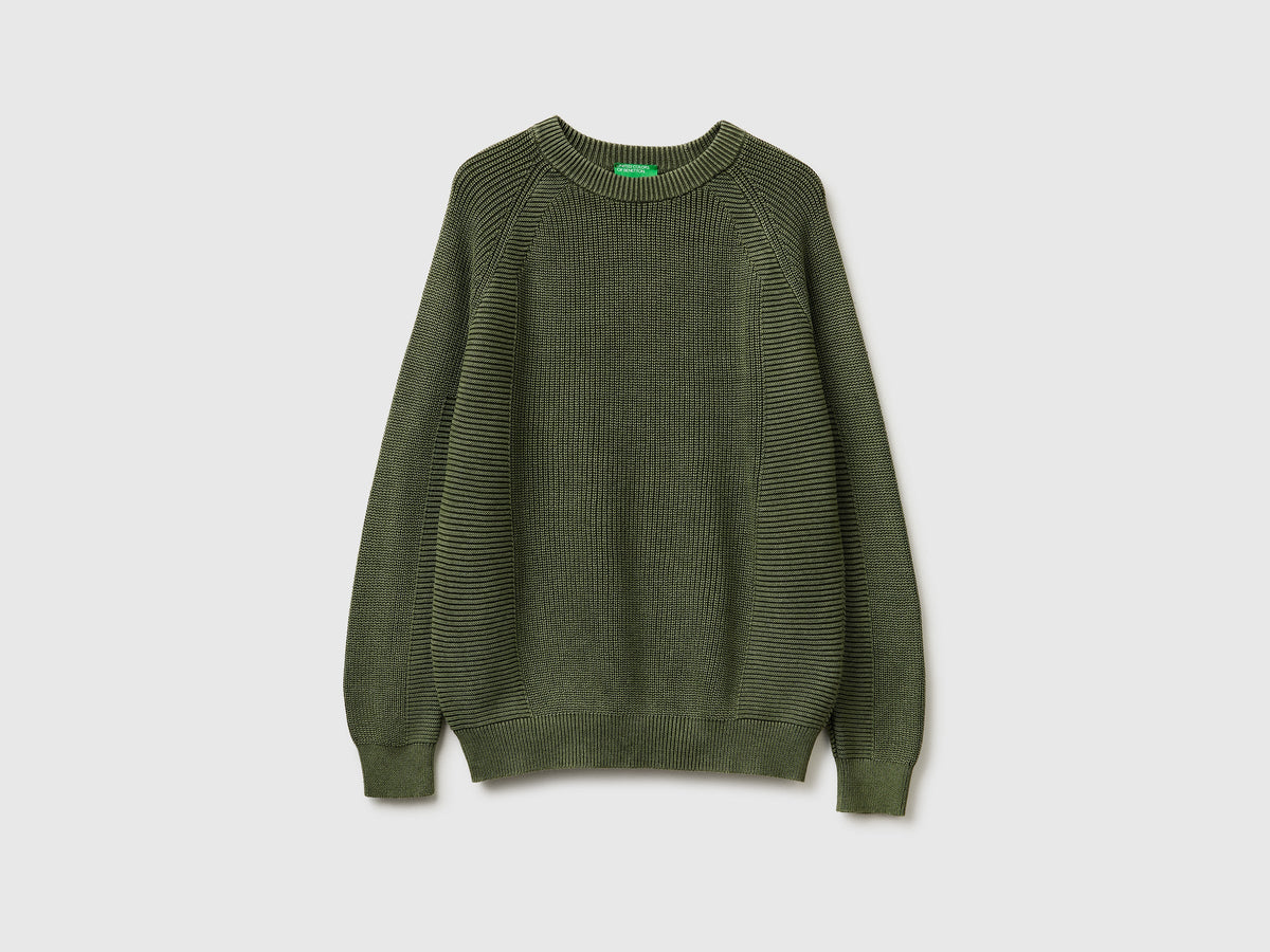 Maglia regular fit stone washed