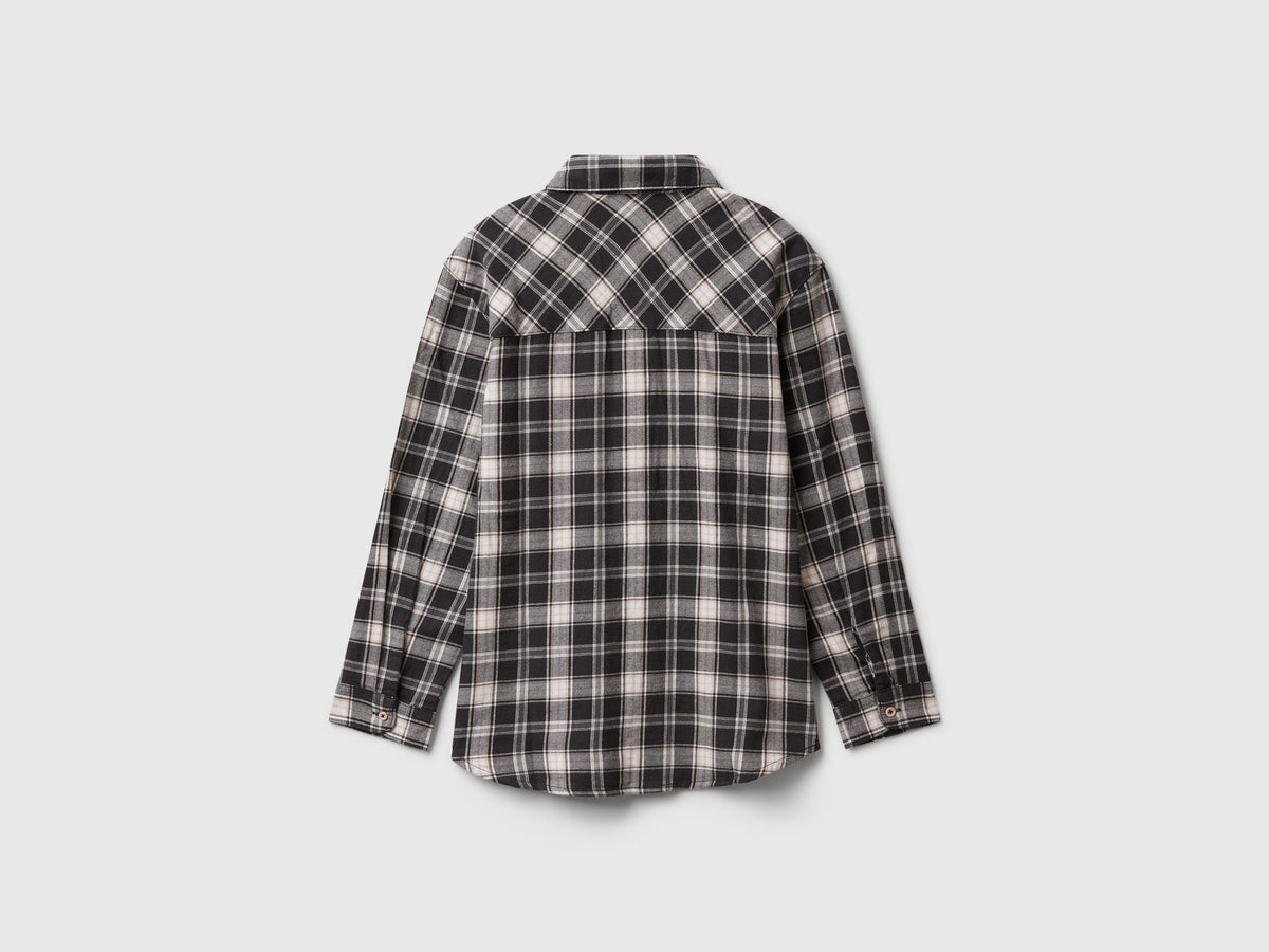 Camicia a quadri con tasche