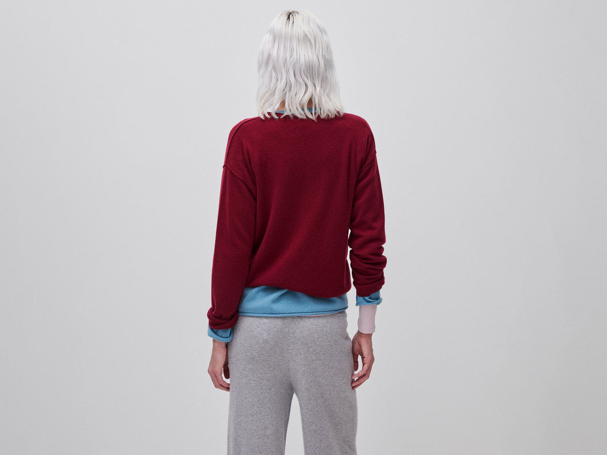 Cardigan in misto lana e cashmere