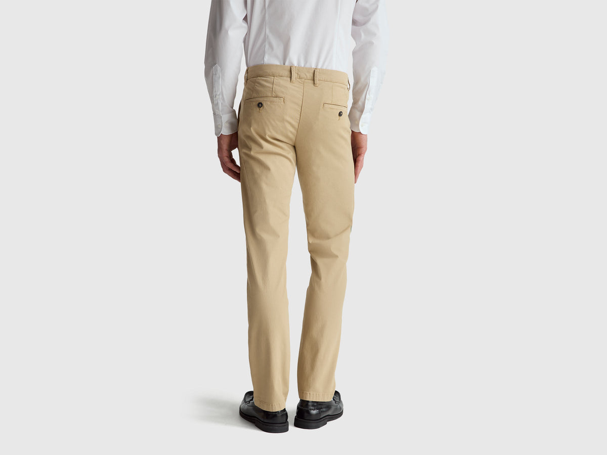 Chino slim fit beige