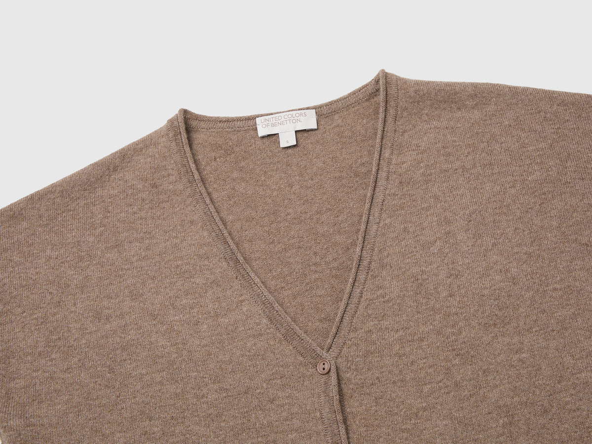 Cardigan in misto lana e cashmere