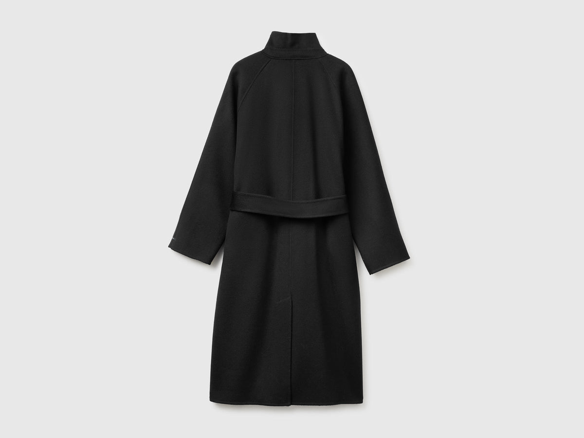 Cappotto lungo in lana e cashmere
