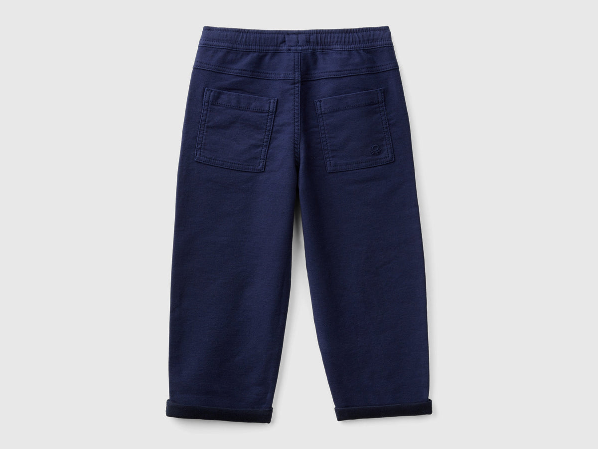 Joggers in misto cotone con coulisse