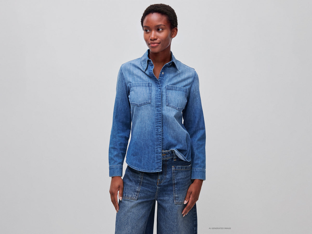 Camicia di jeans slim fit