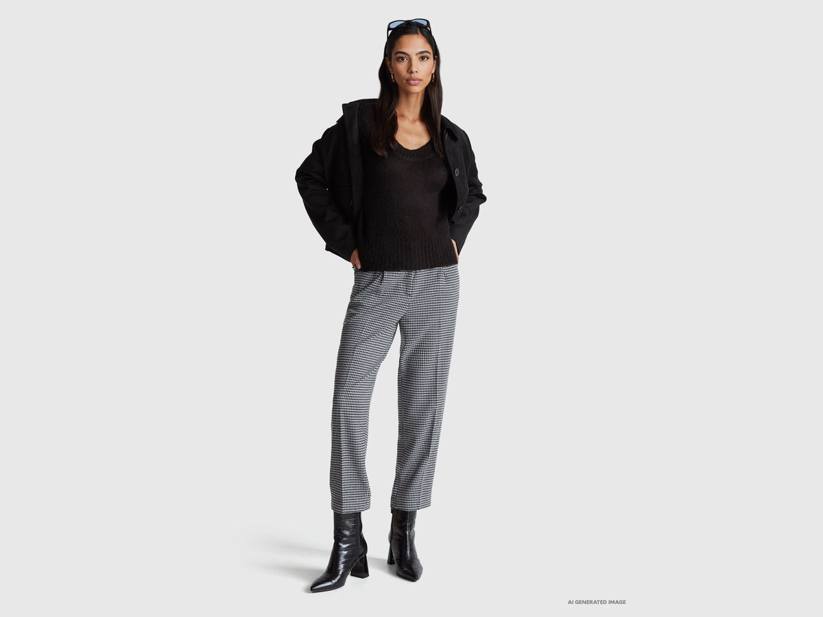Calda maglia in misto mohair
