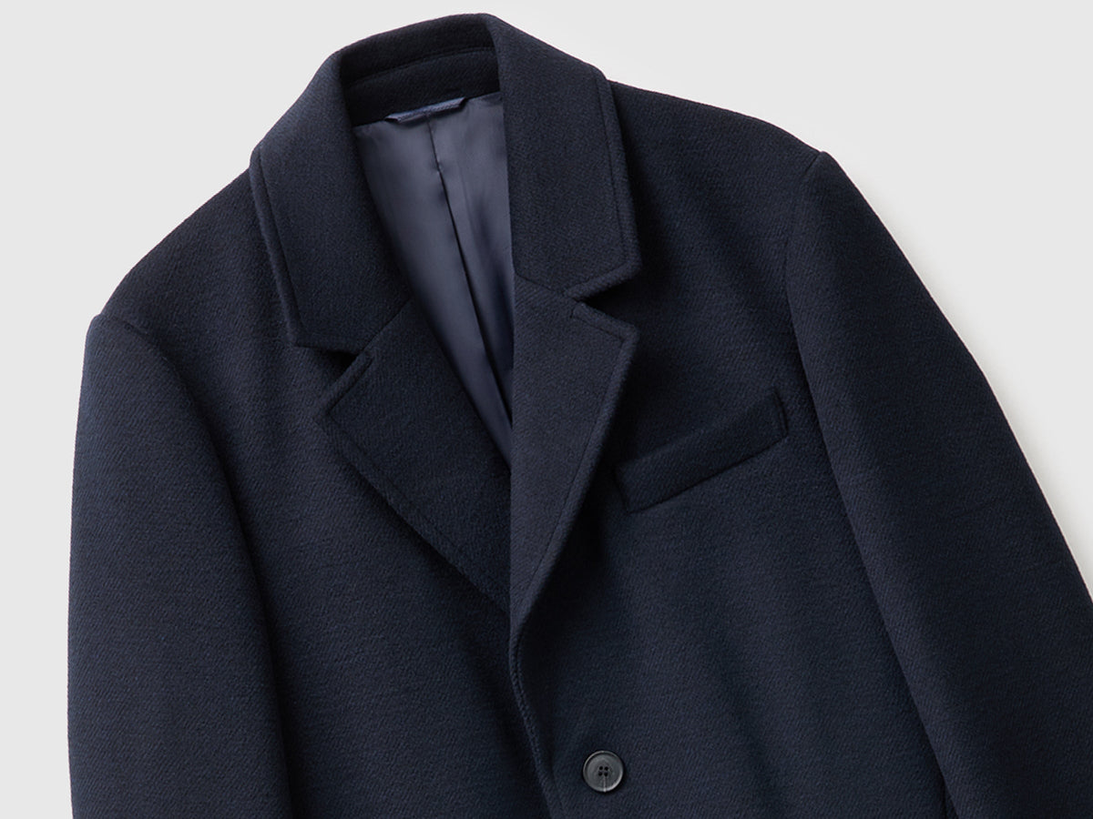 Cappotto lungo monopetto