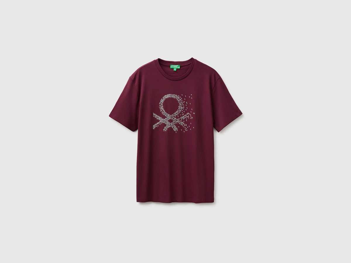 T-shirt regular fit con logo